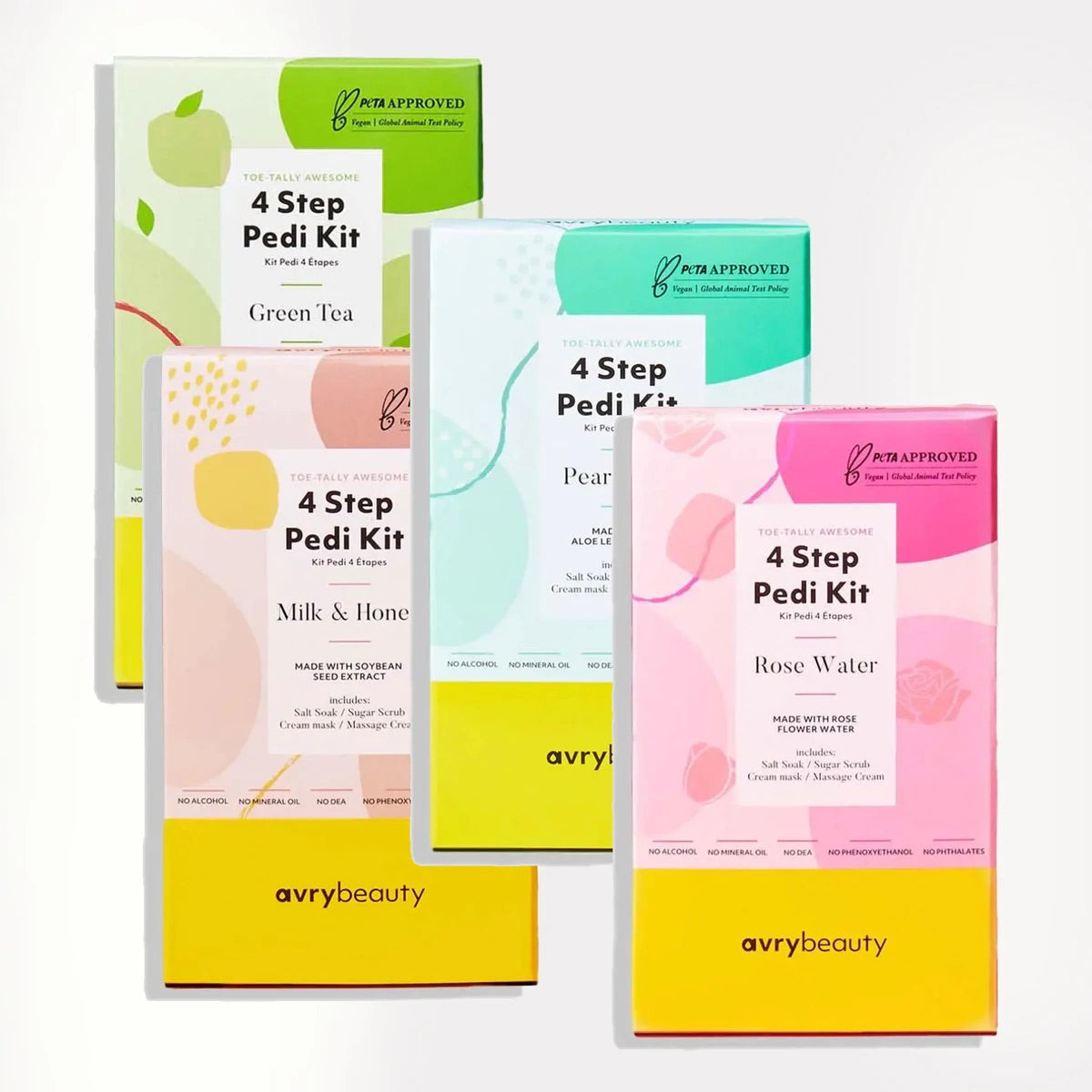 4 Step Pedicure Kit