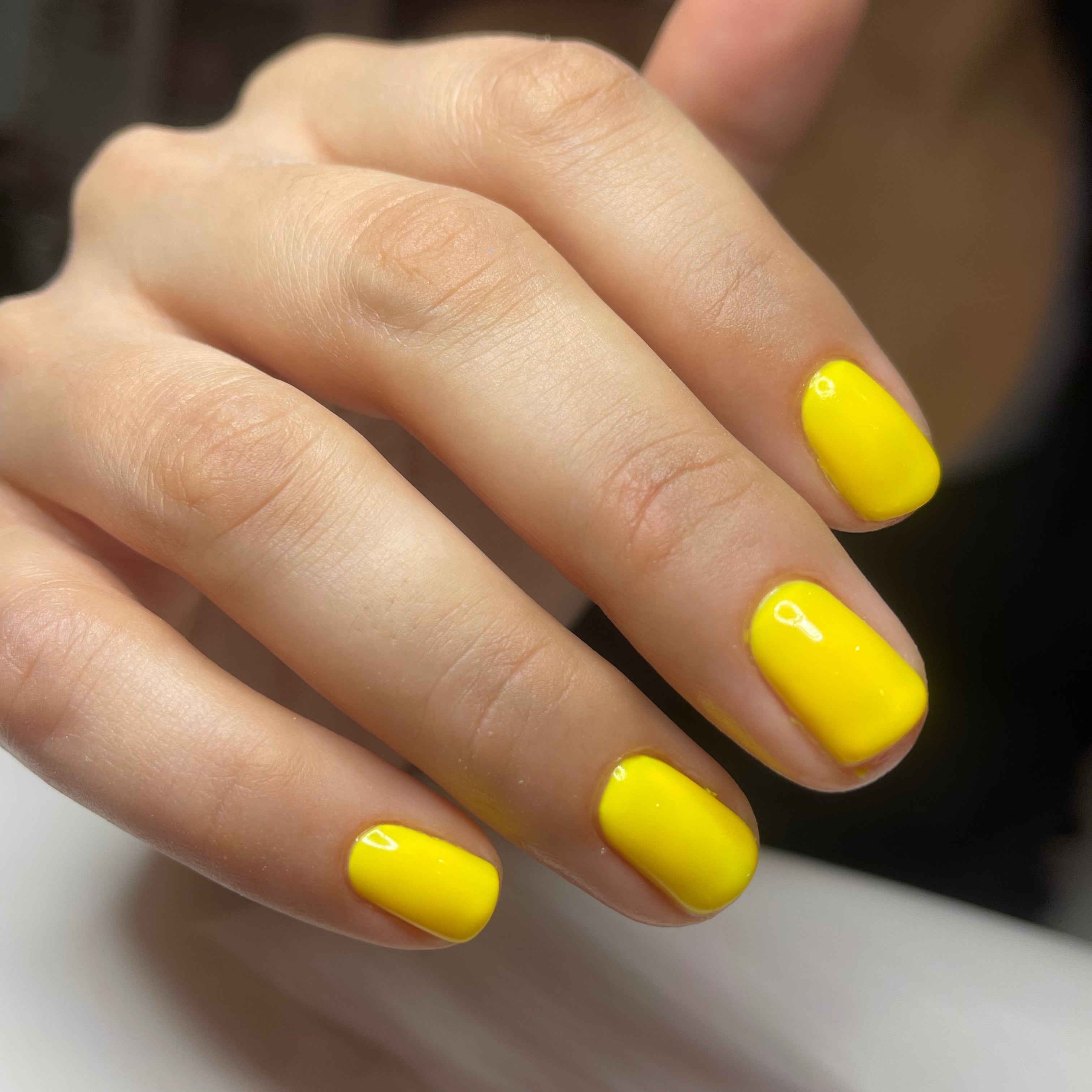 BRIGHT YELLOW