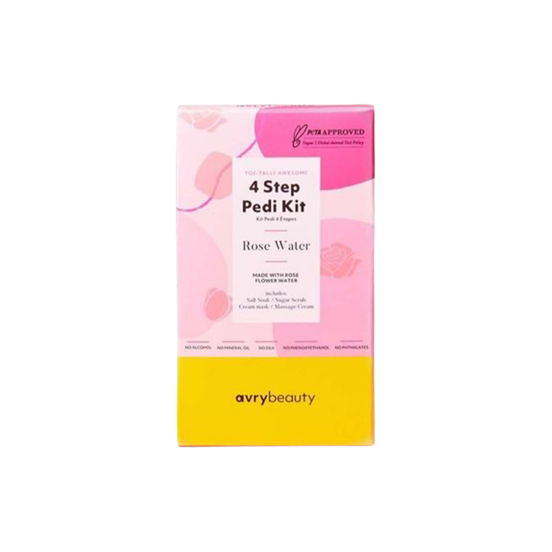 4 Step Pedi Kit - Rose Water