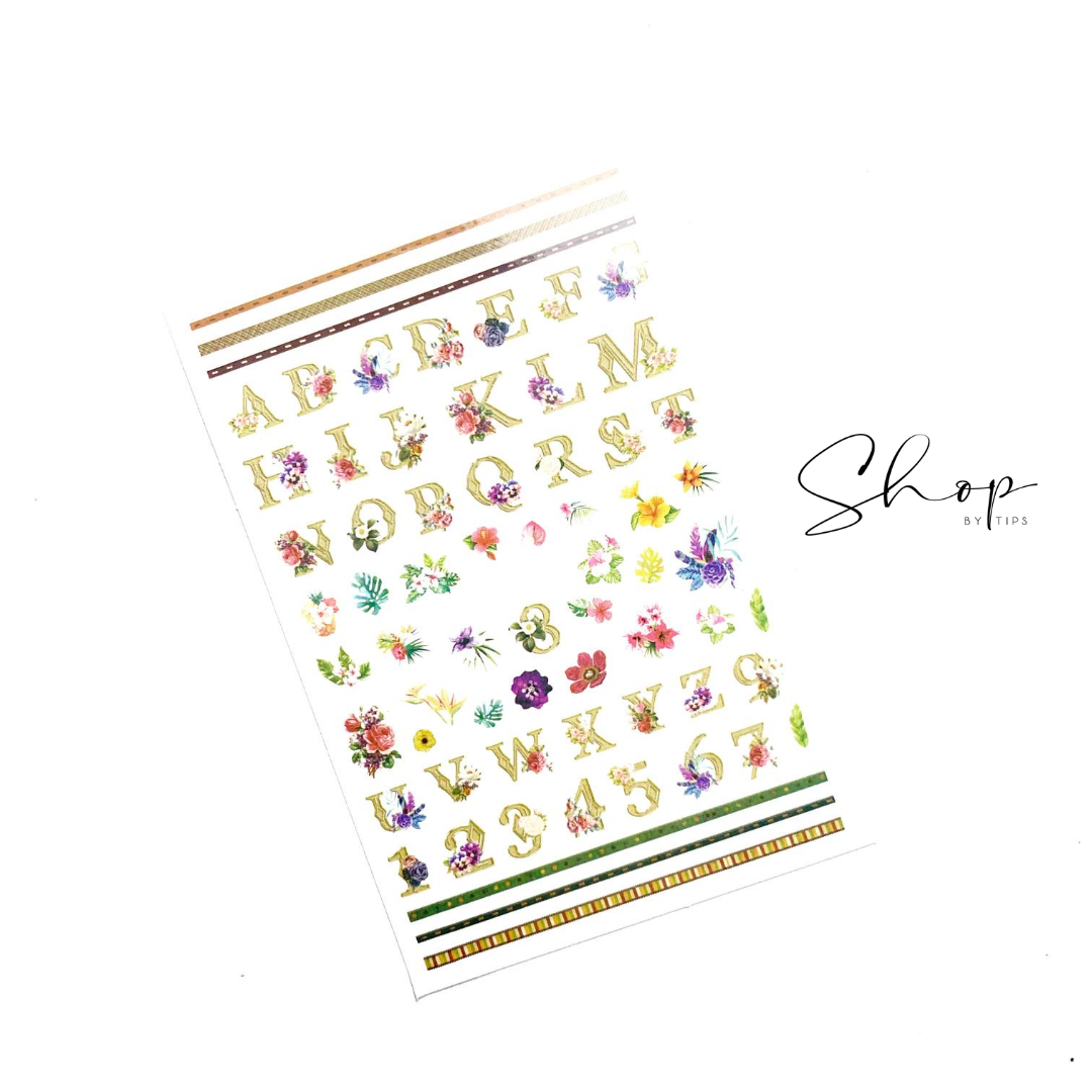 Letters with Flowers