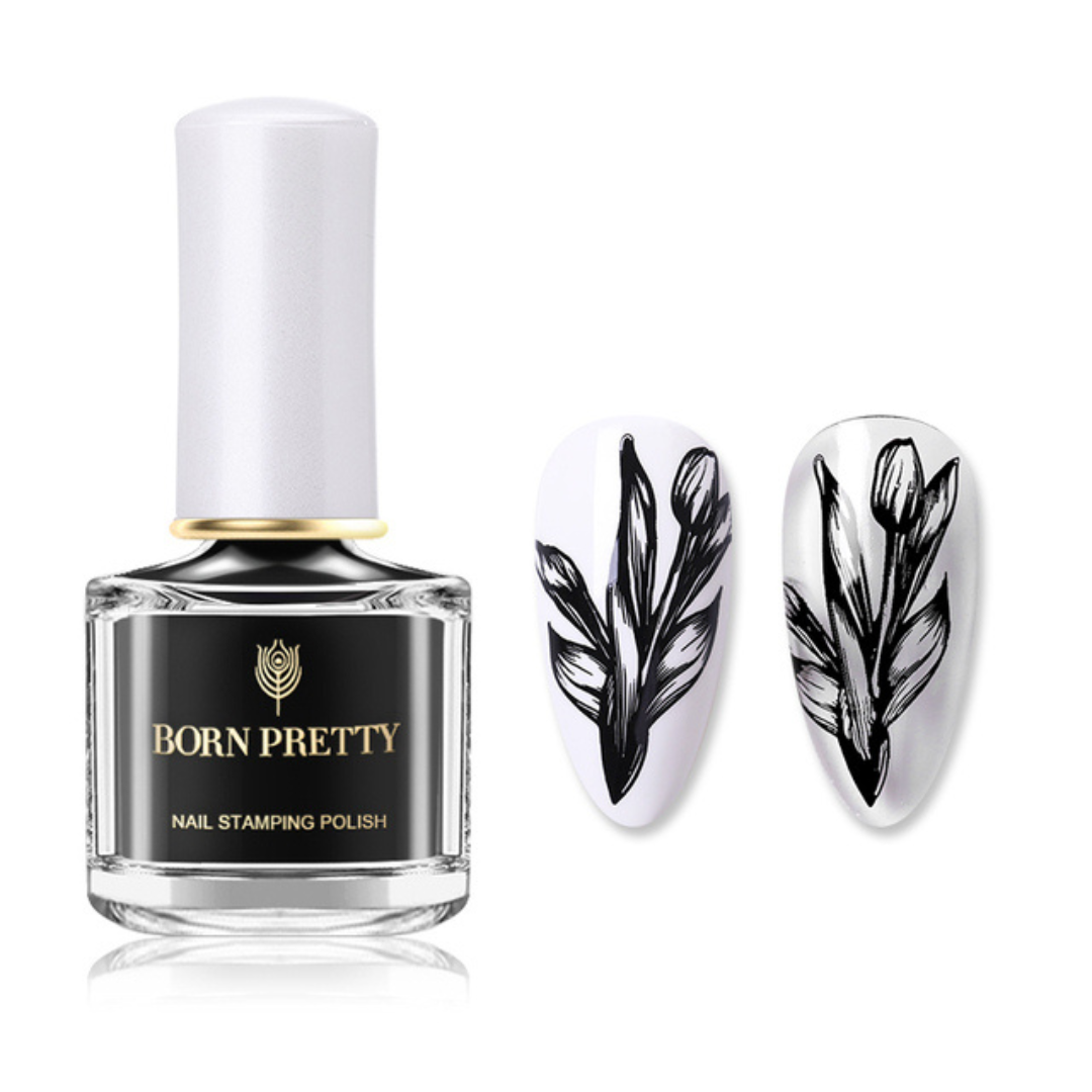 BLACK STAMPING POLISH
