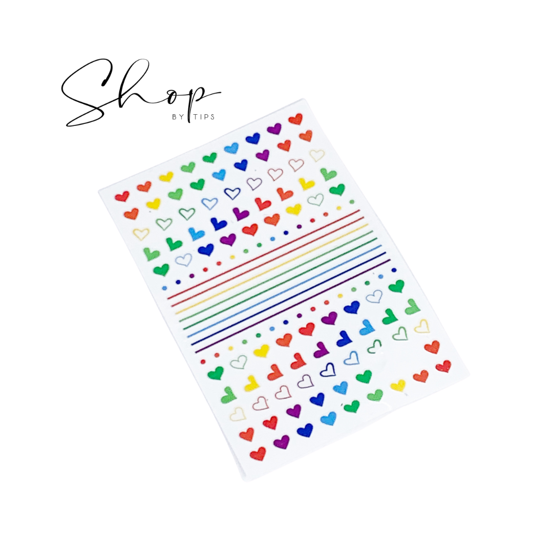Rainbow Hearts