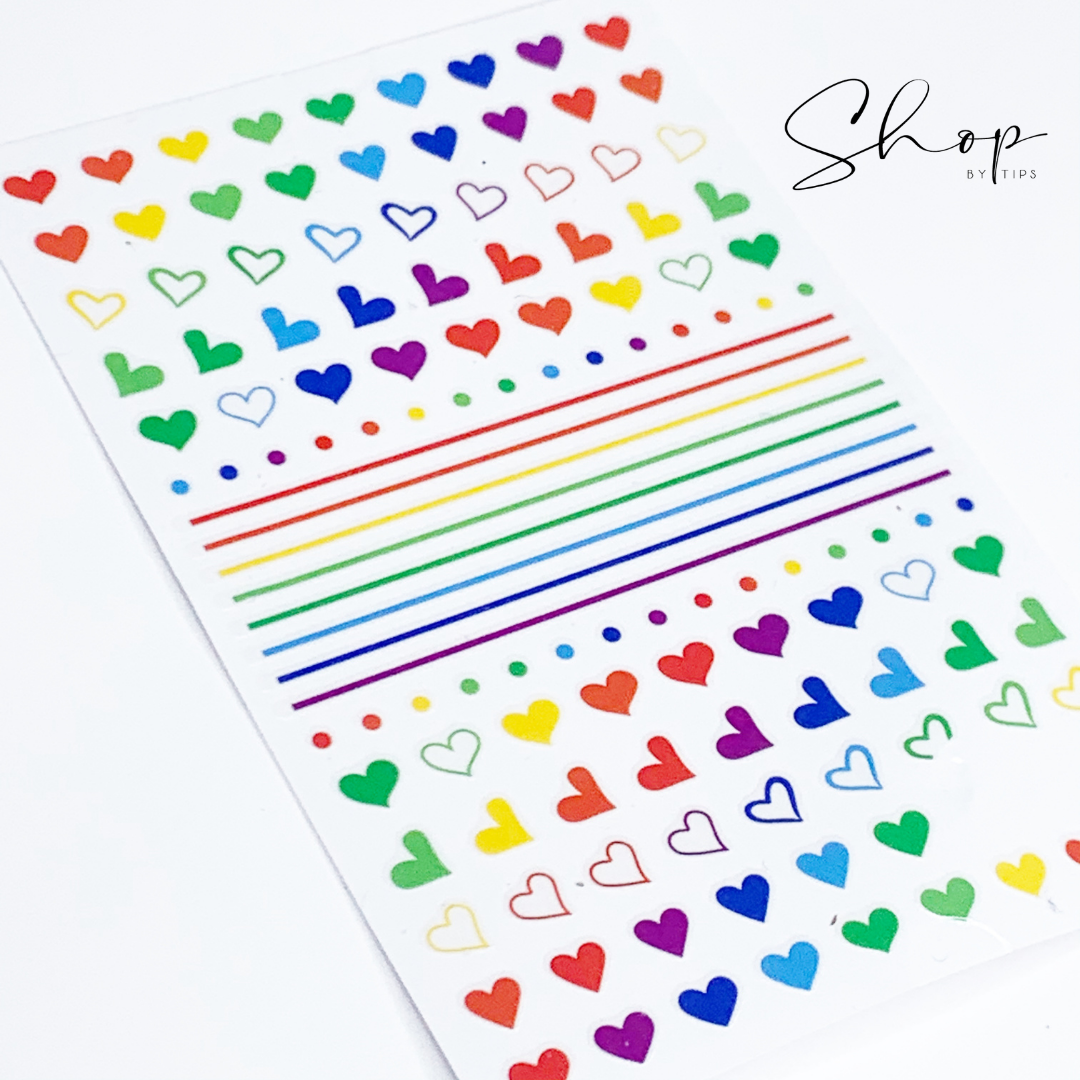 Rainbow Hearts