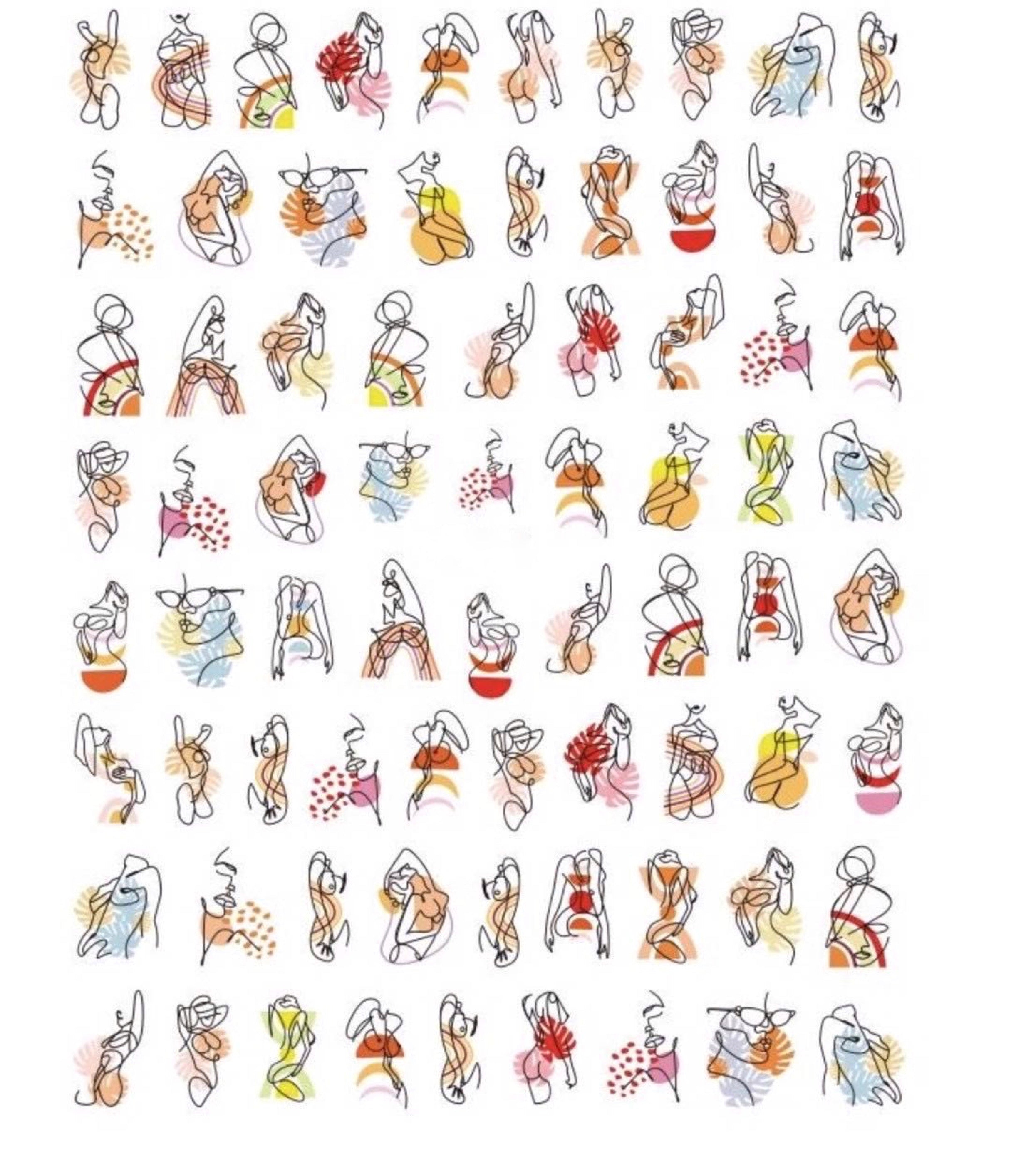 One Line Poses