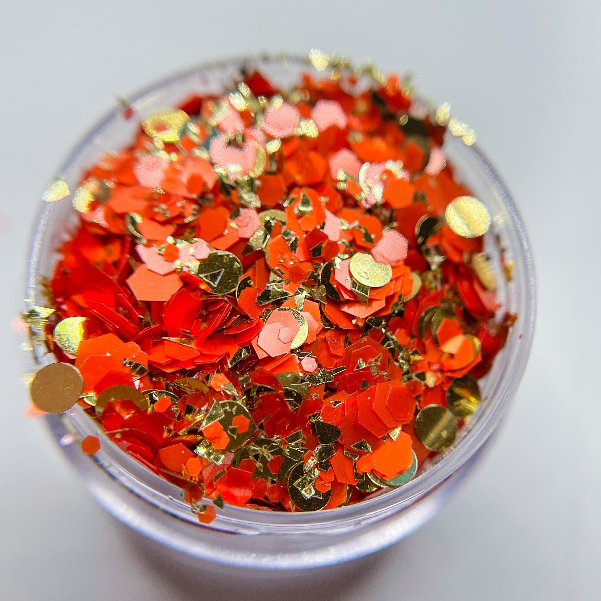 Luxury Glitter - Carrot Orange