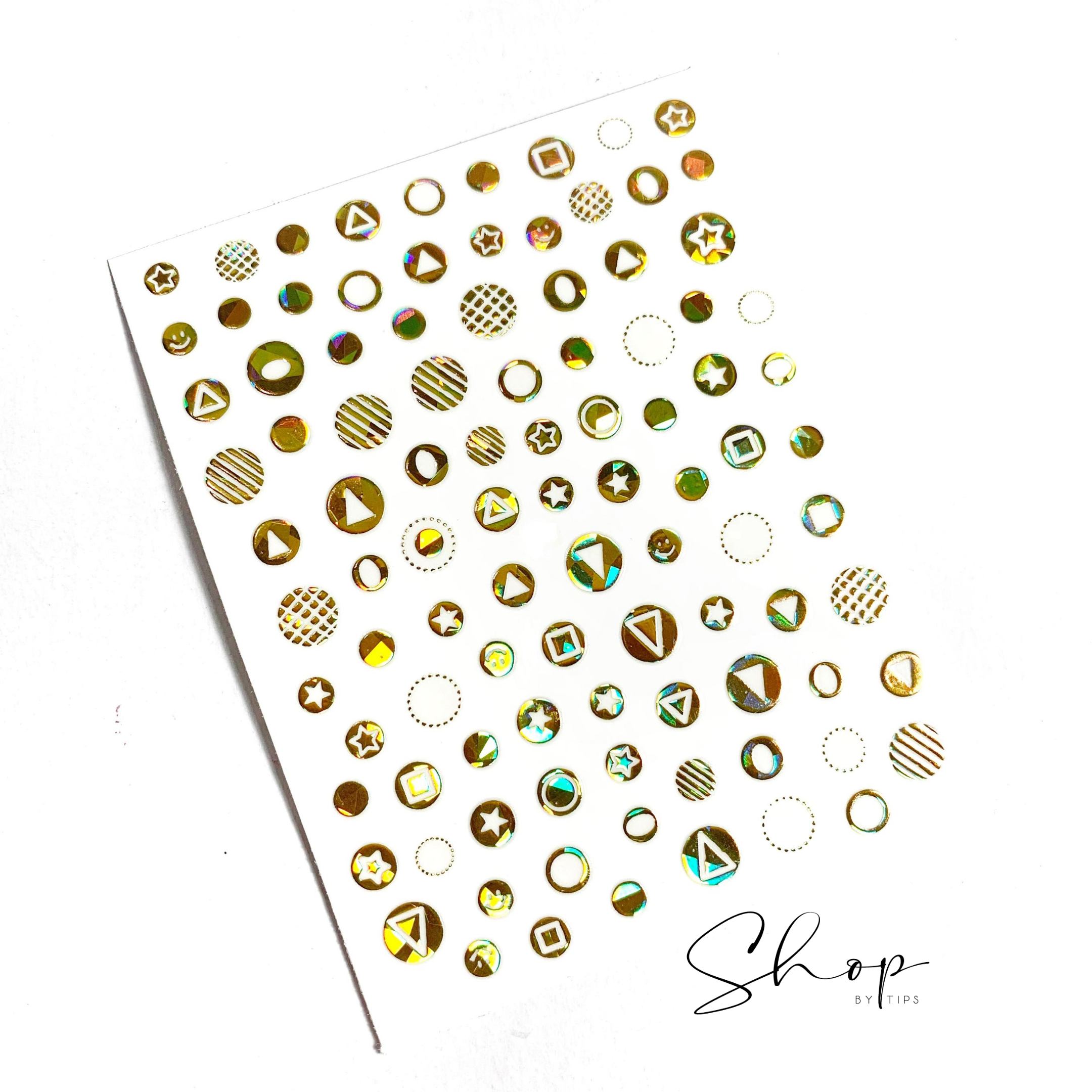 Gold Circle Patterns