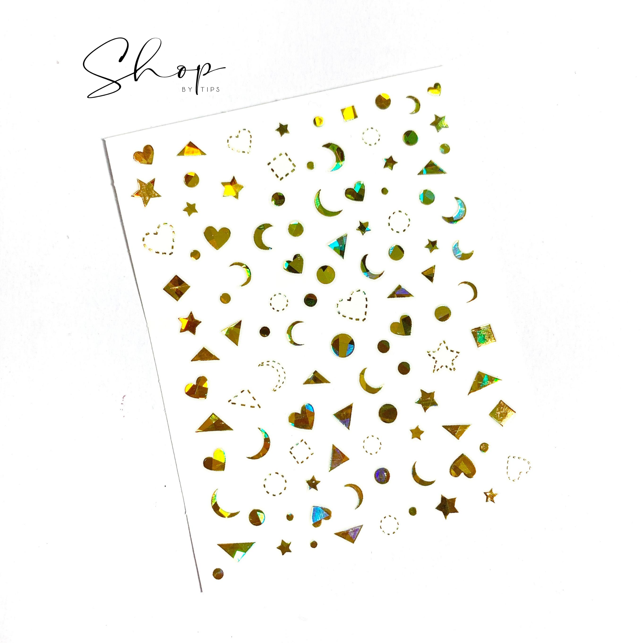 Gold Holographic Figures