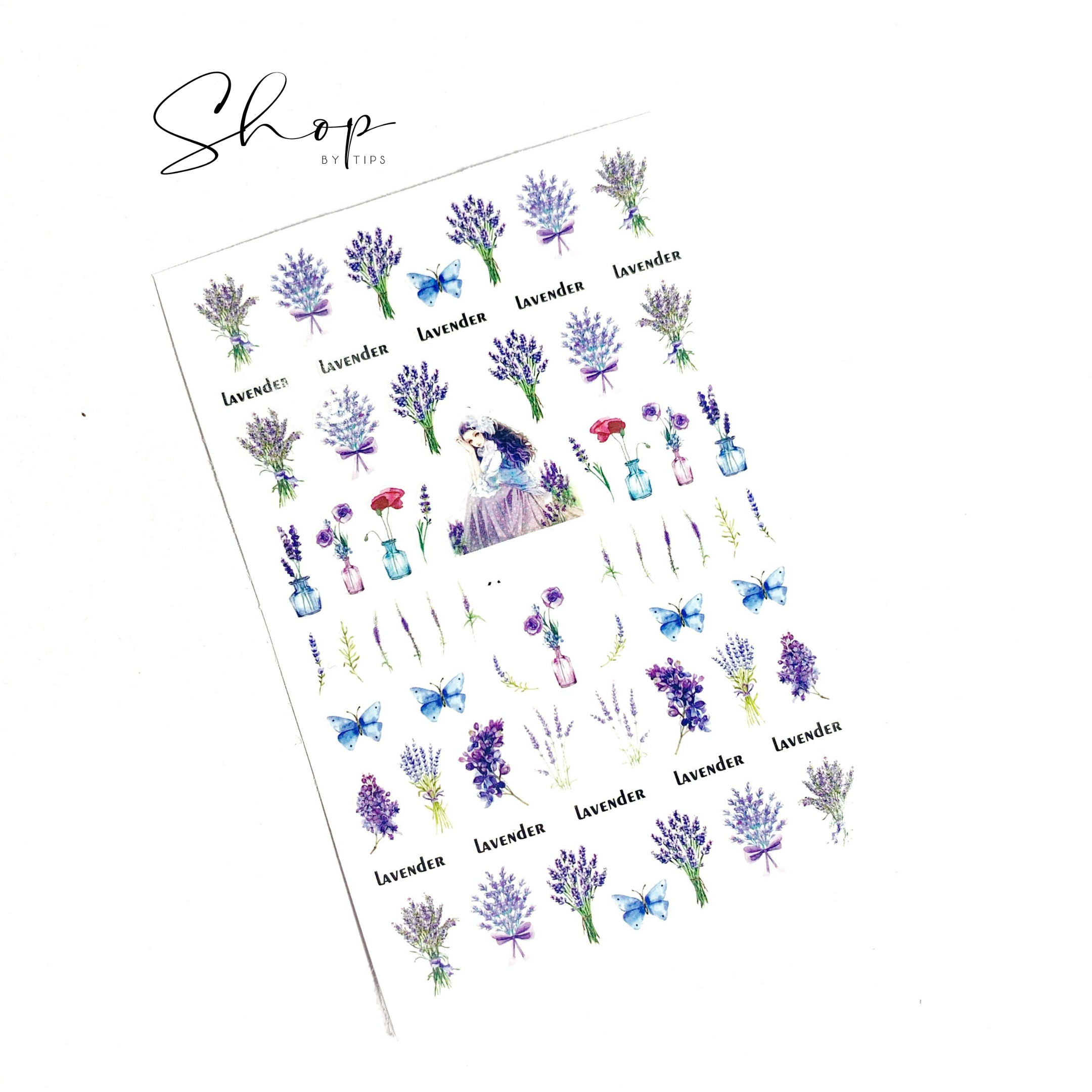 Lavender Nail Art