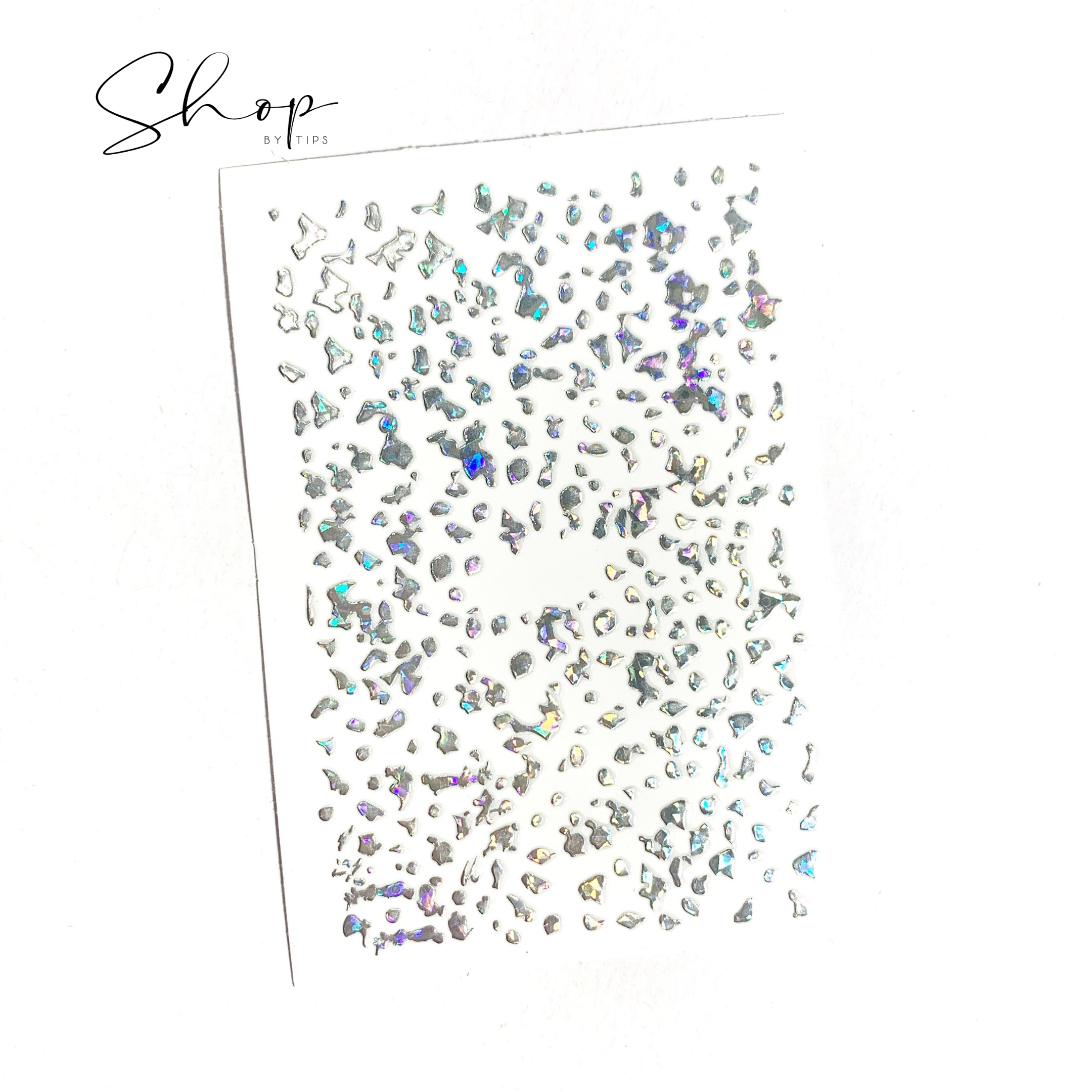Silver Holographic Spots