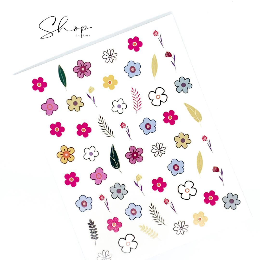 Flowers Nail Art