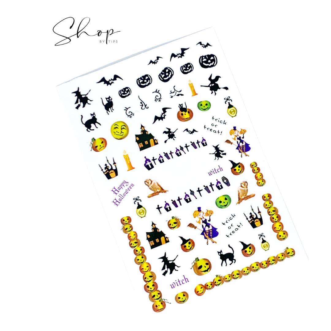 Halloween Witch Nail Art