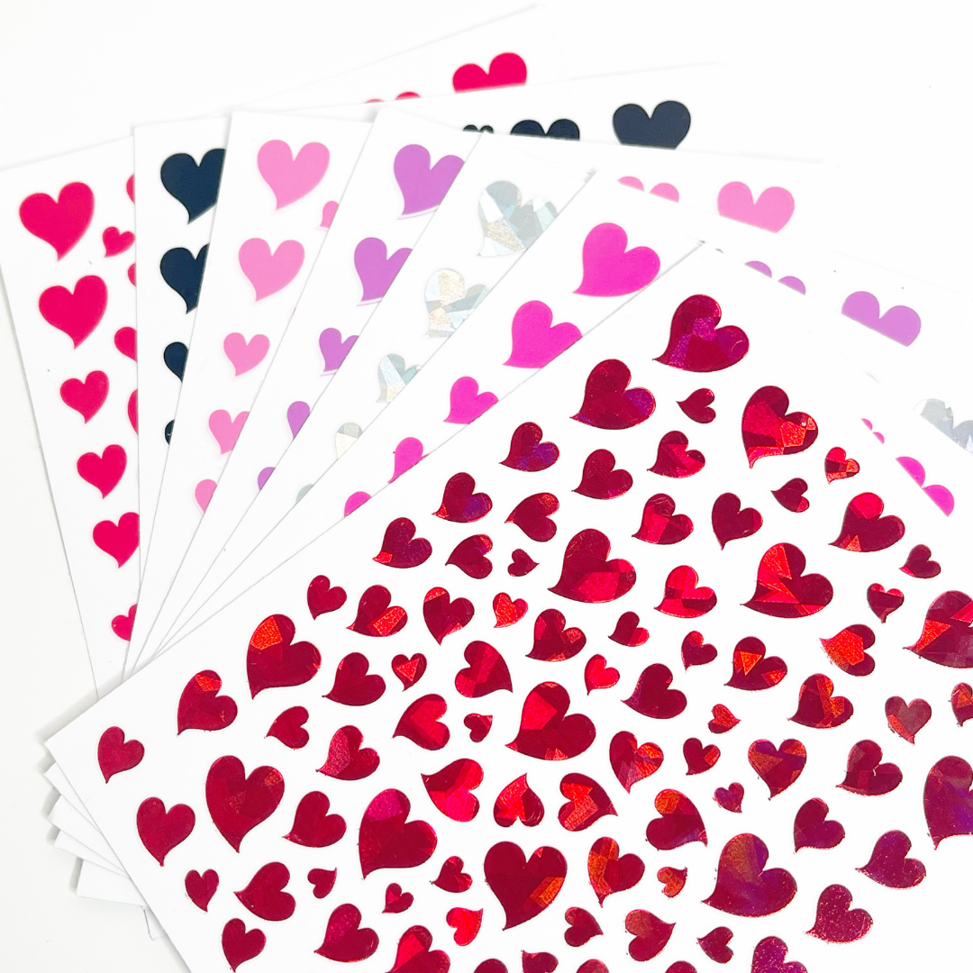 HEART NAIL STICKER BUNDLE