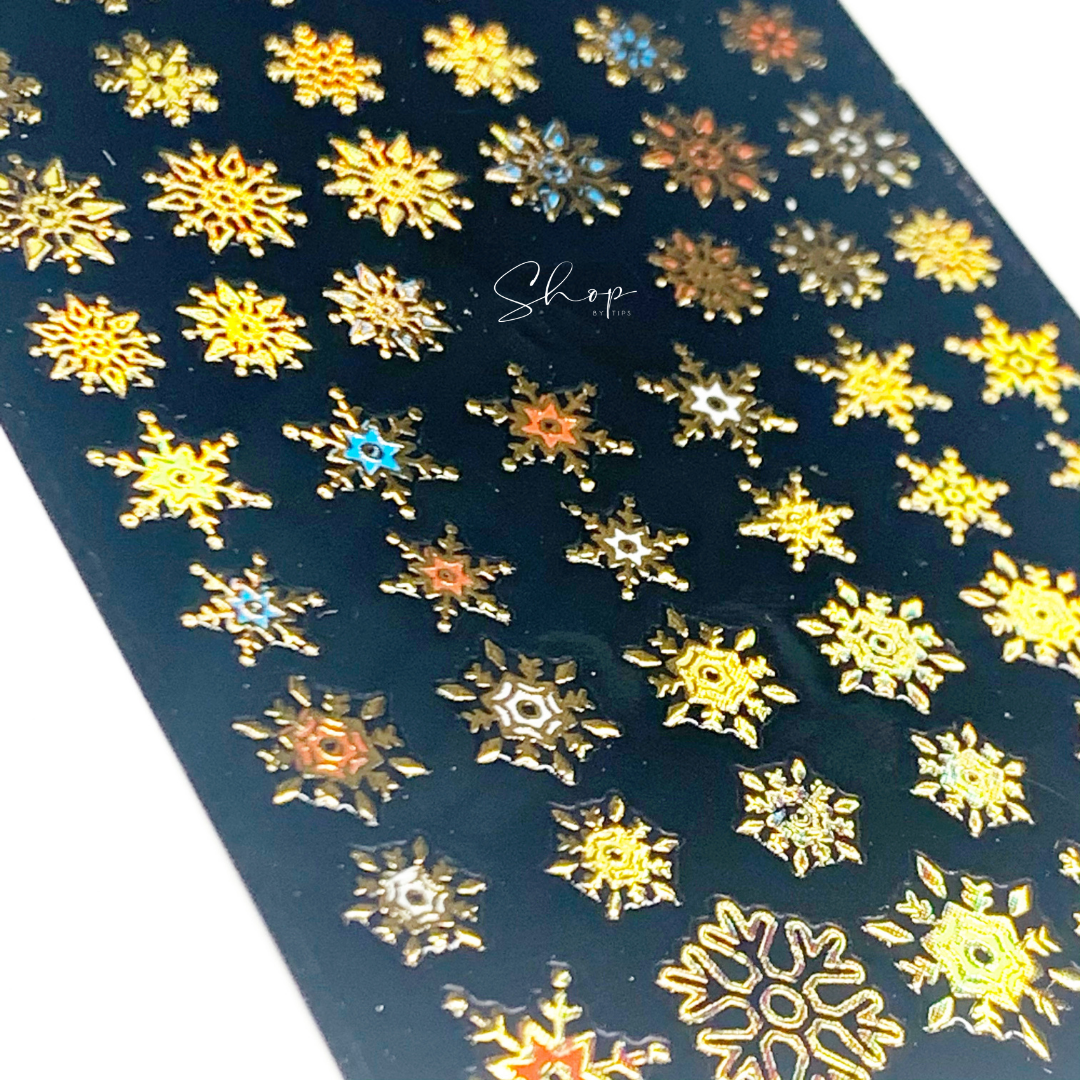 Gold Snowflakes